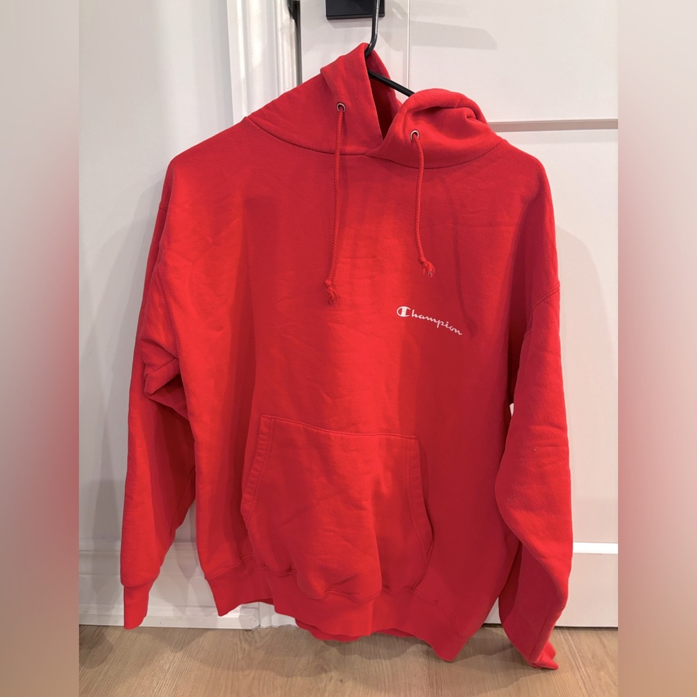 Champion Red Hoodie for Men